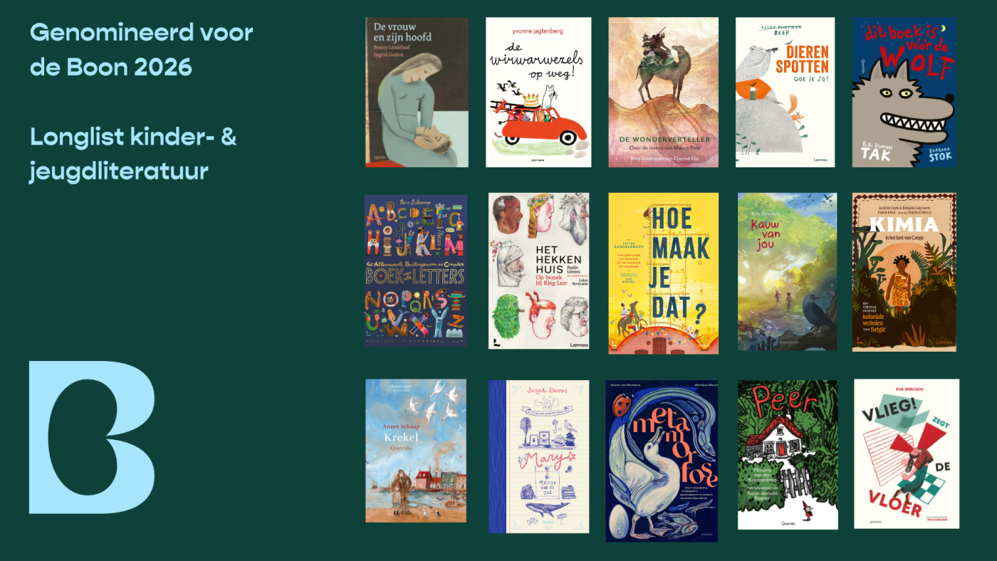 Longlist kinder en jeugd alle boekcovers 